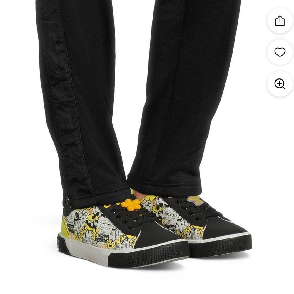 Spongebob Men's Low Top Sneakers Sz 11